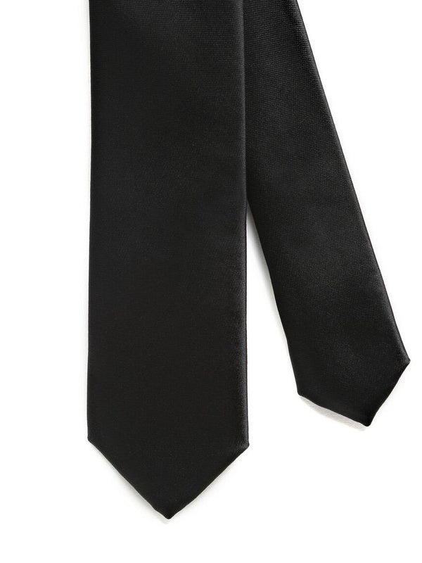 Black Satin Tie