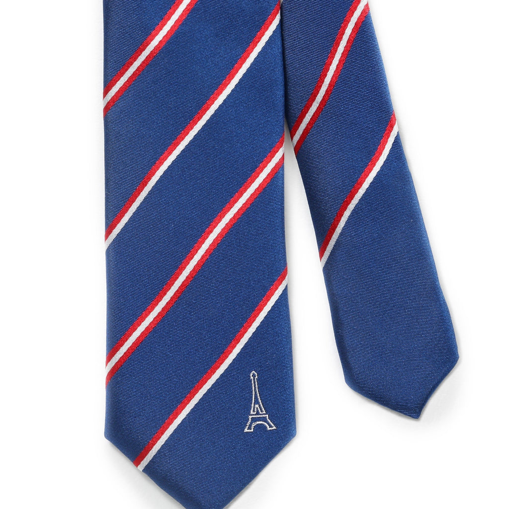France Blue Flag Tie