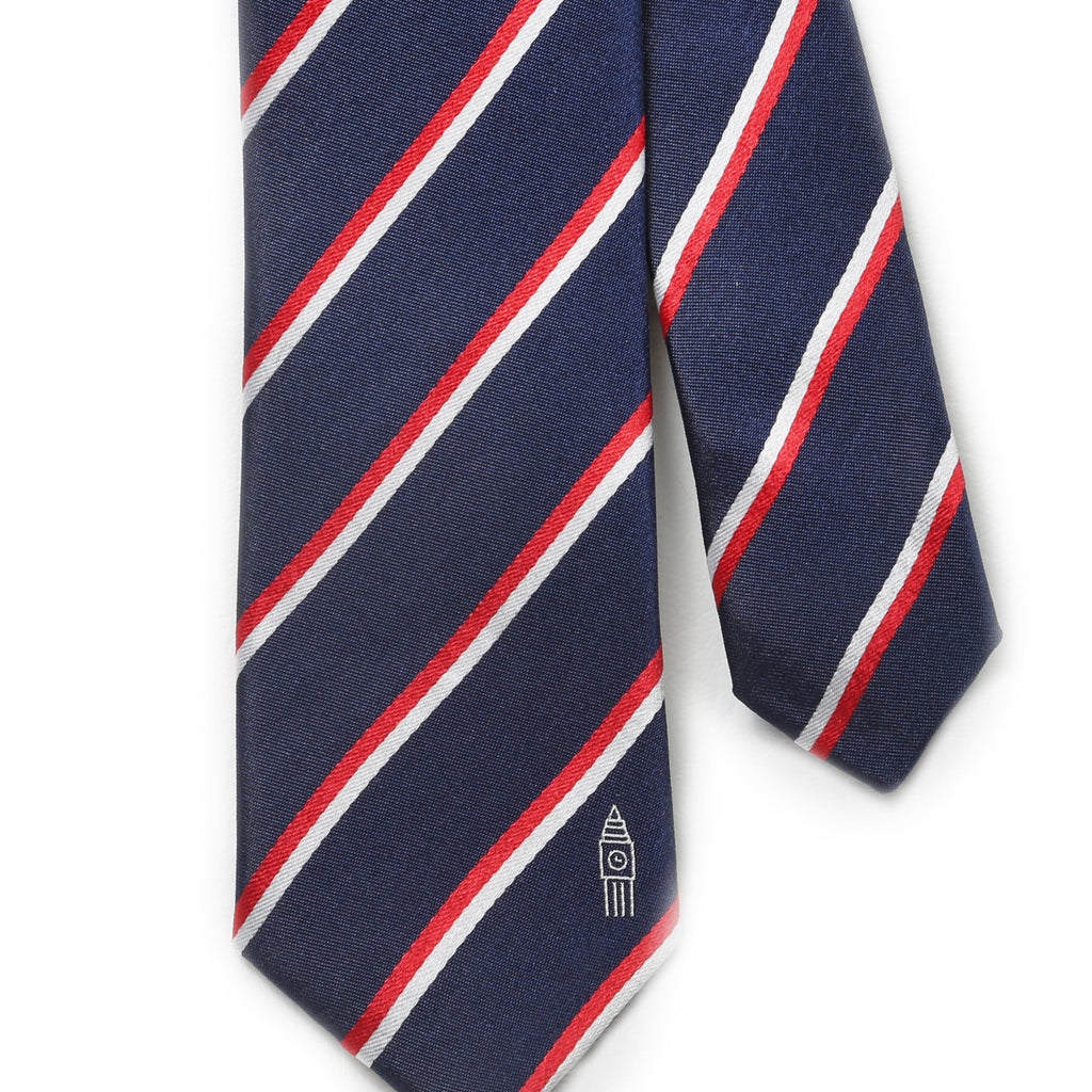 England-Great Britain Blue Flag Tie